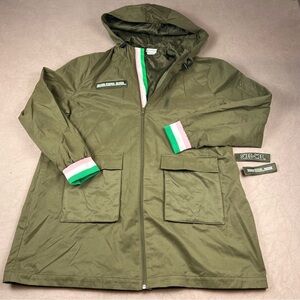 Skee Wee Olive Green Hooded Jacket